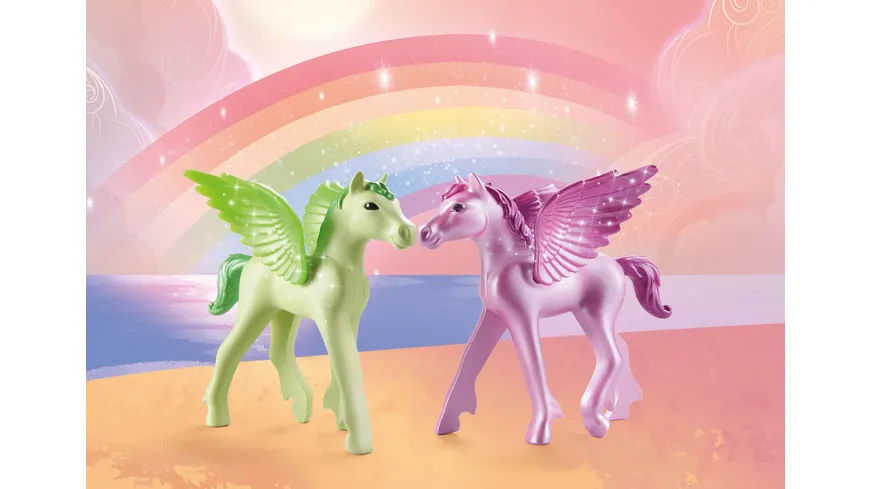 PLAYMOBIL 71363 - Princess Magic - Himmlischer Ausflug mit Pegasusfohlen