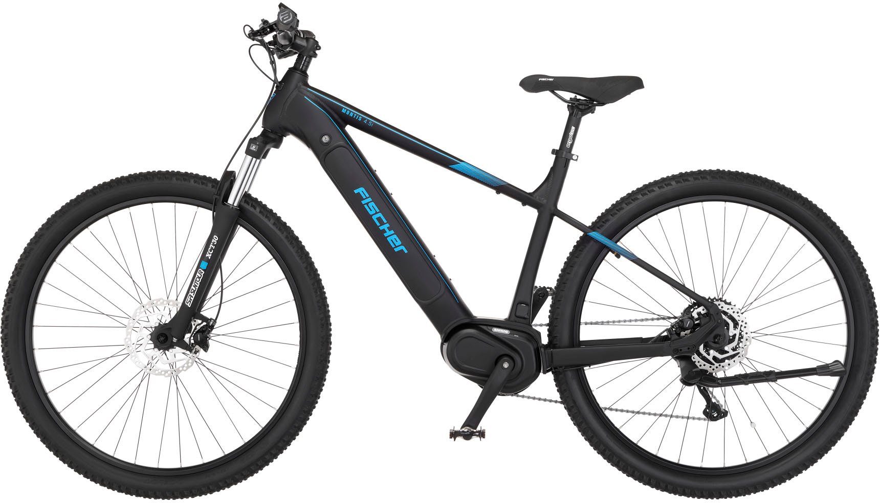 FISCHER Fahrrad E-Bike MONTIS 4.5i 522, 10 Gang Shimano Deore Schaltwerk, Kettenschaltung, Mittelmotor, 522 Wh Akku, (mit Fahrradschloss)