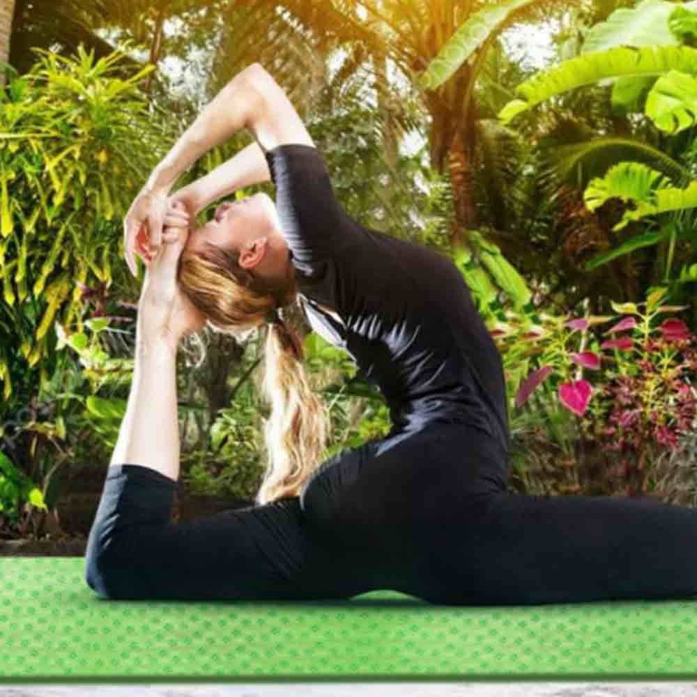 Fokelyi Sporthandtuch Yoga Handtuch rutschfest,Mikrofaser Yogatuch schnelltrocknend