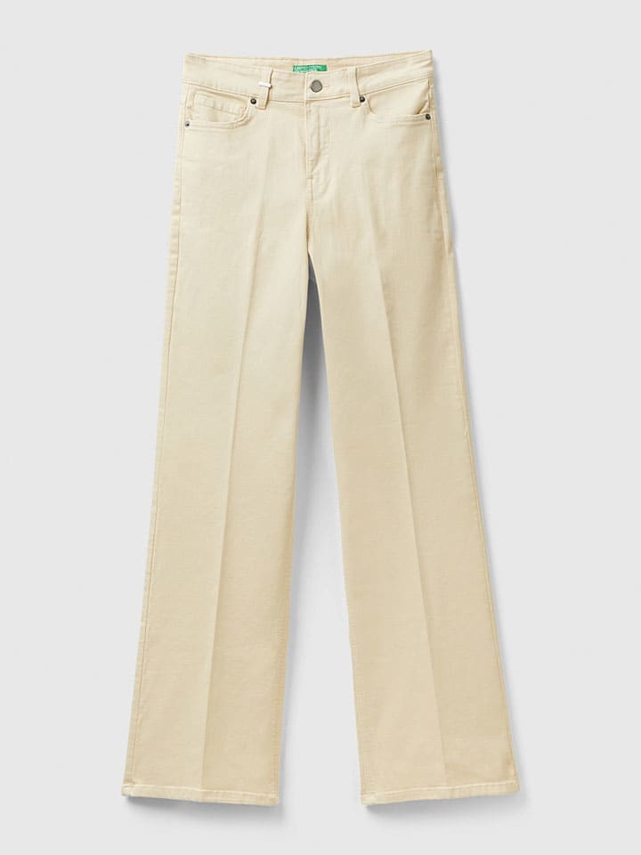 Benetton Jeans - Flare fit - in Beige günstig kaufen