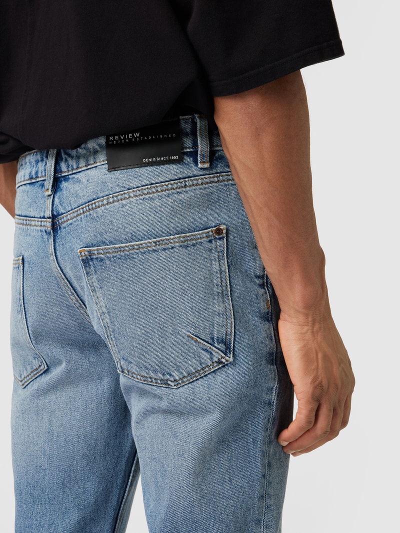 Mid Rise Jeans im Slim Fit in blau