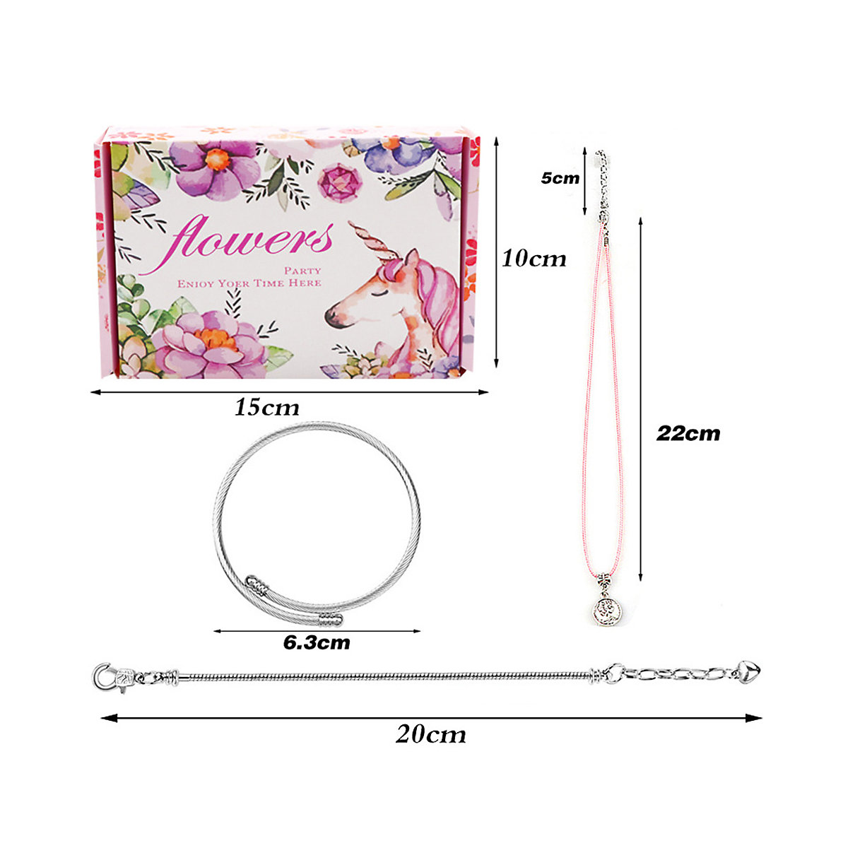 Armbänder Schmuck Basteln Set,66 Stück für Kinder