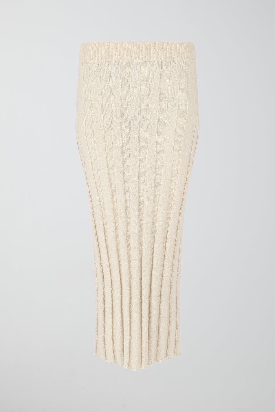 Cotton blend knit skirt