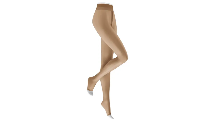 KUNERT Damen Feinstrumpfhose zehenfrei mit Frische-Kick Candy