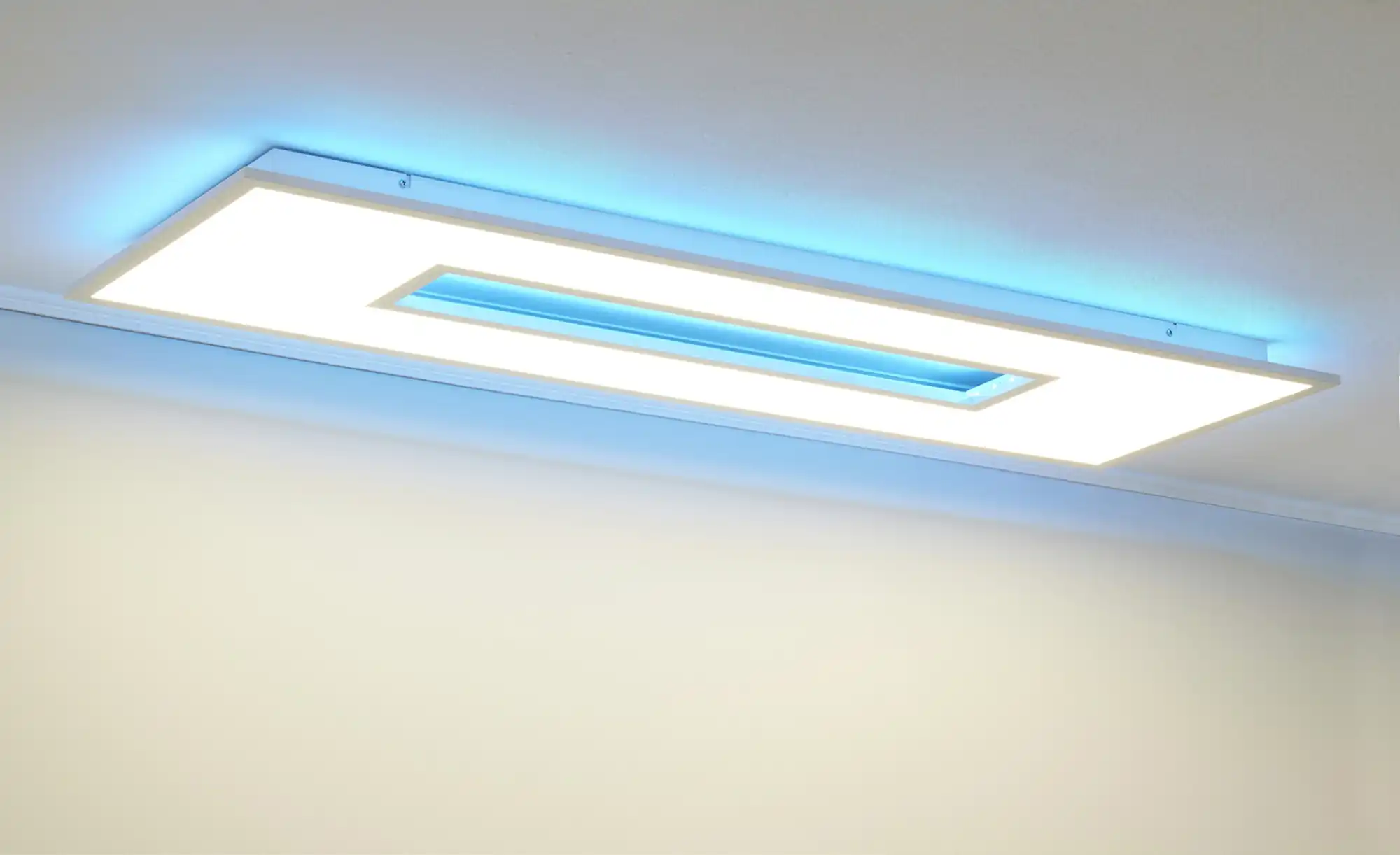 Paul Neuhaus LED-Deckenleuchte, 1-flammig, Weiß mit Backlight