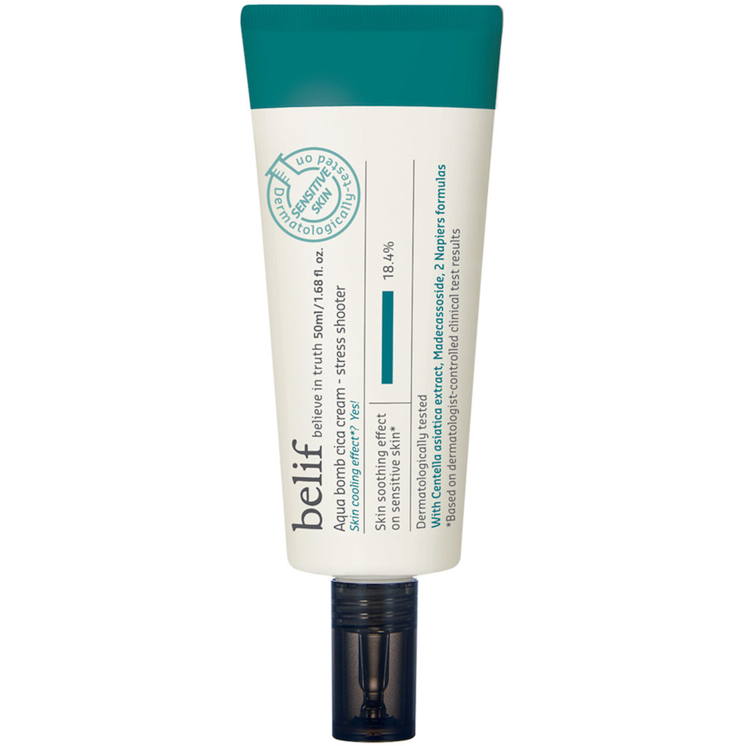 Belif Aqua Bomb Cica Cream Stress Shooter Crème Visage pour les Peaux Sensibles