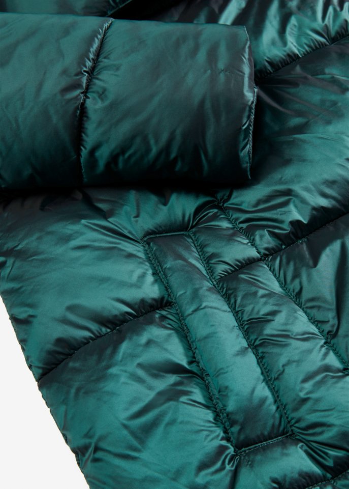 Glänzende Steppjacke