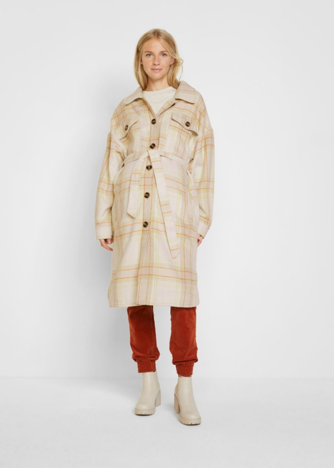 Lange Umstands-Hemdjacke 'Shaket'