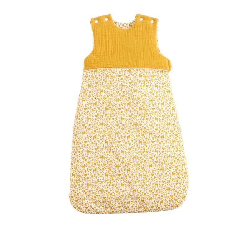Gigoteuse ouatinée 0-6 mois jaune Promenons nous