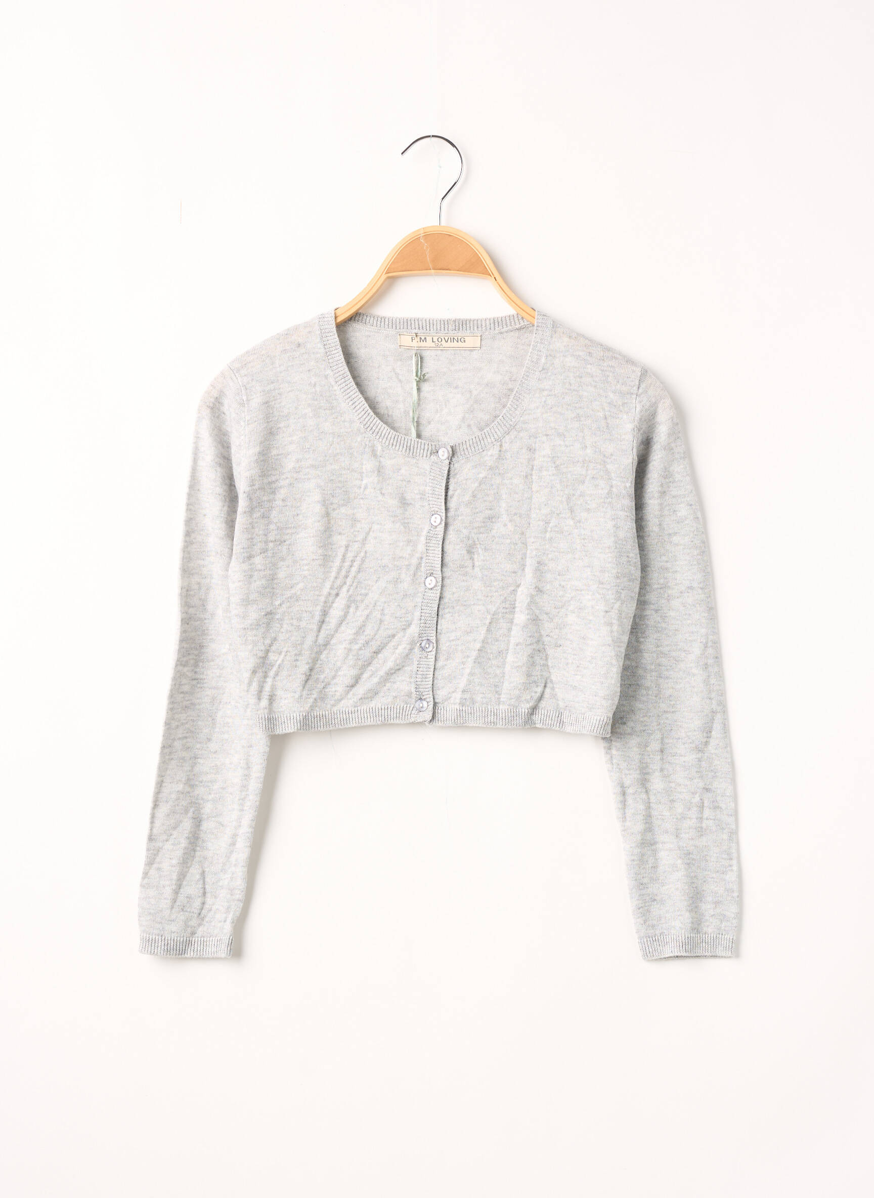 Pm Loving Cardigans Fille couleur gris