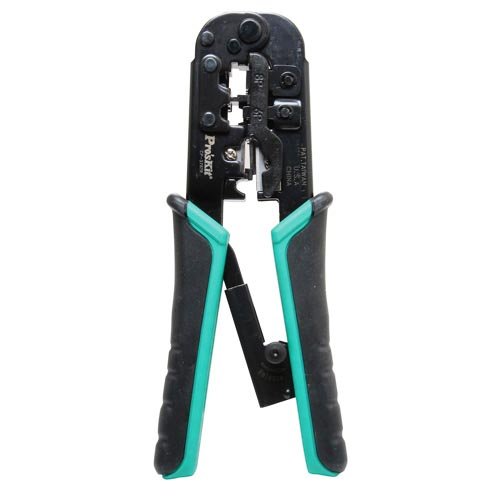 Viwanda Pro'sKit Crimpzange für Modularstecker 4P/6P/8P - Typ RJ-10, RJ-11/12/14, RJ-45