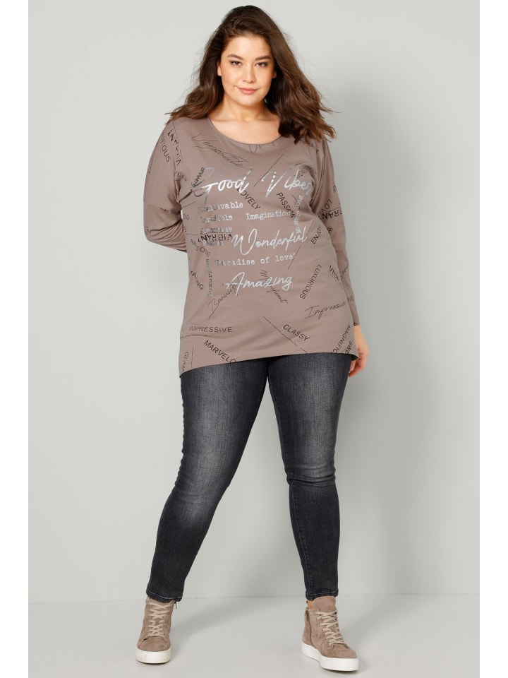 Angel of Style Longsleeve in taupe günstig kaufen