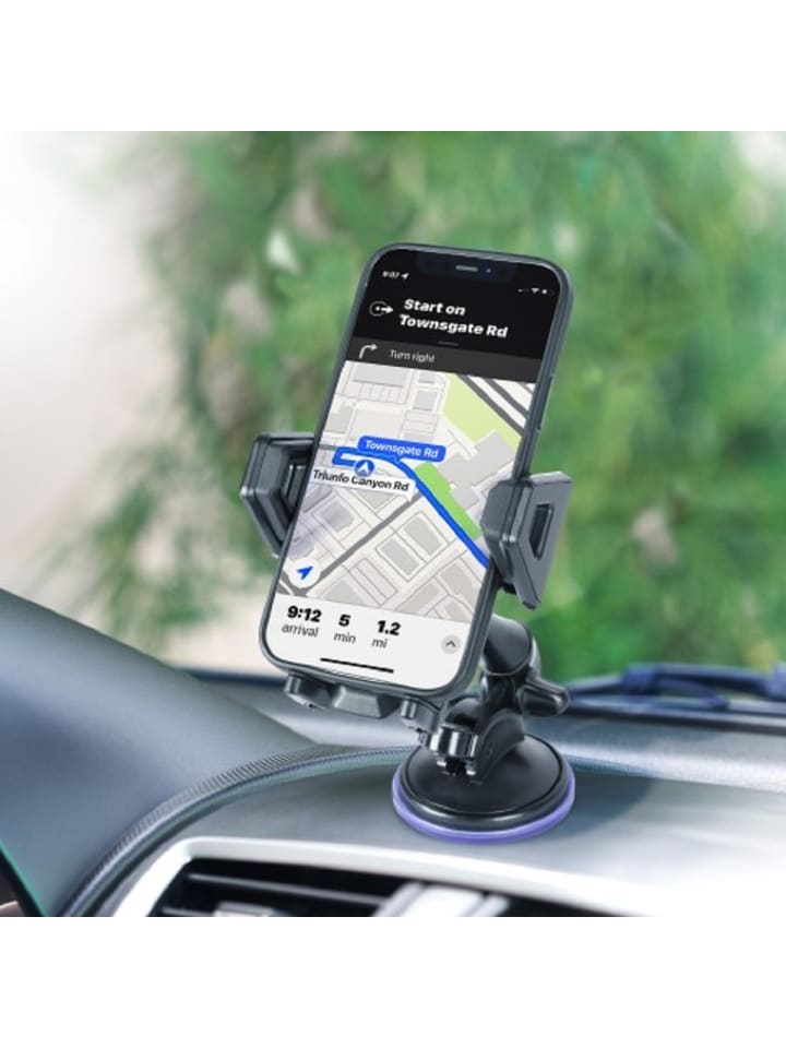COFI 1453 Handy-Halterung Auto für Windschutzscheibe in Schwarz günstig kaufen 1