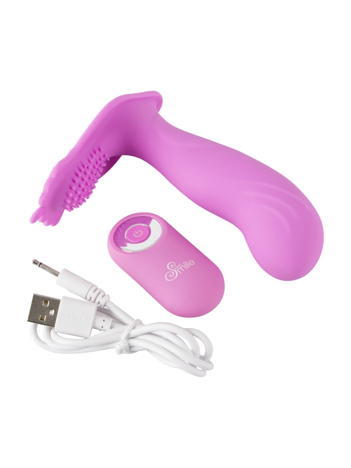 Sweet Smile Vibrator G-Spot Panty Vibe in pink günstig kaufen 11,5 cm