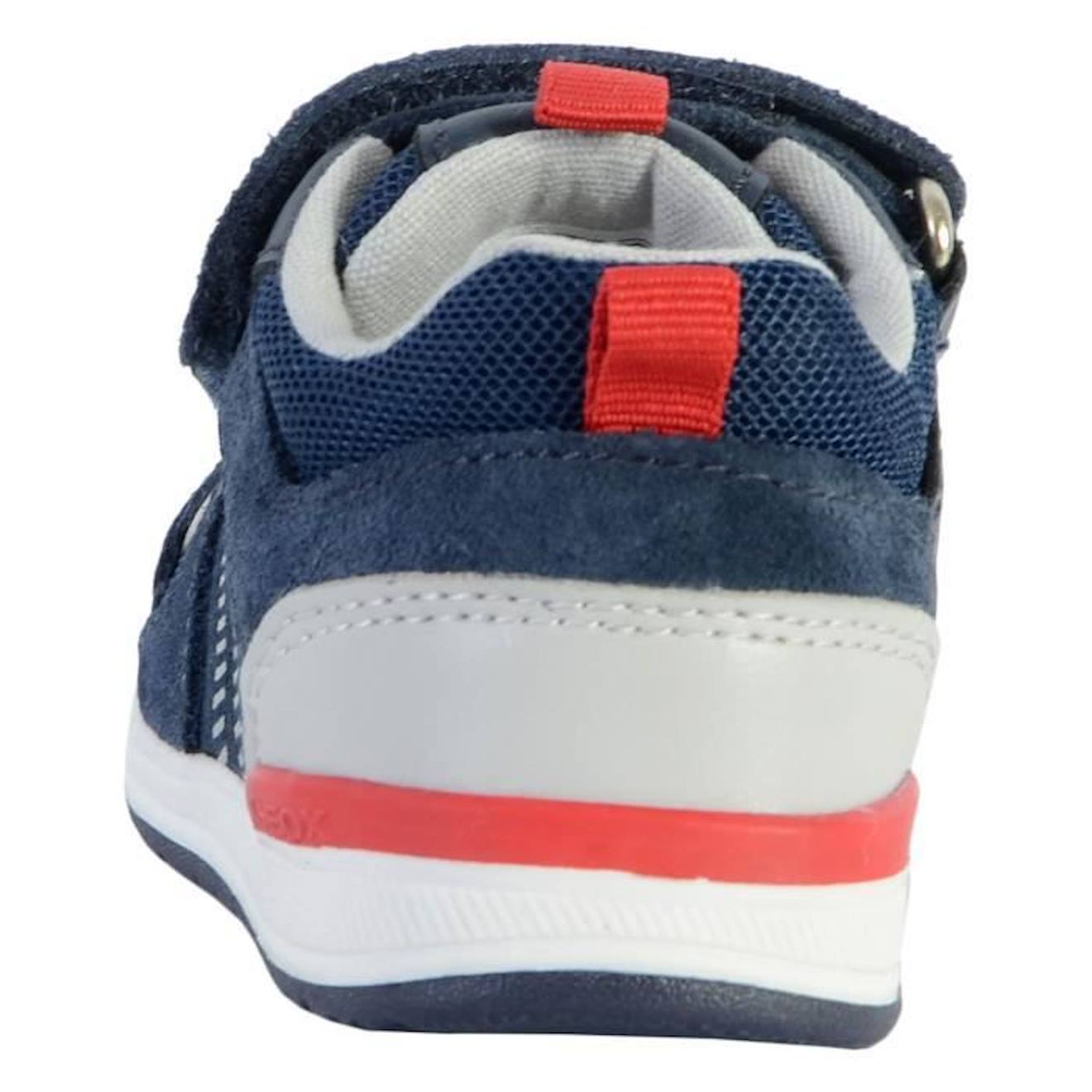 Basket Cuir Bébé Geox Rishon bleu