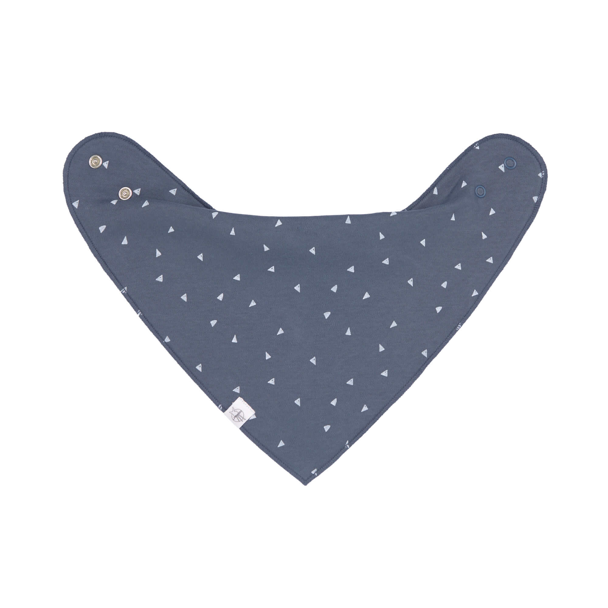 Dreieckstuch Baby (2 Stk) - Bandana, Blue Grey