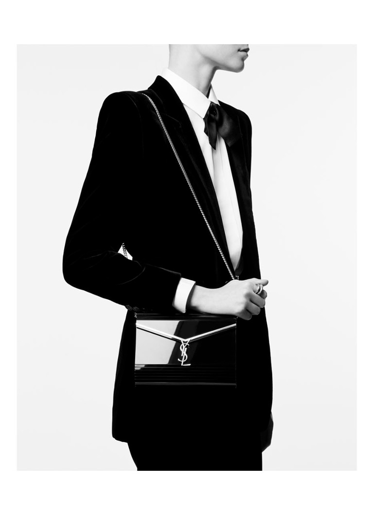 Miniaudiere Vicky de Saint Laurent din plexiglas