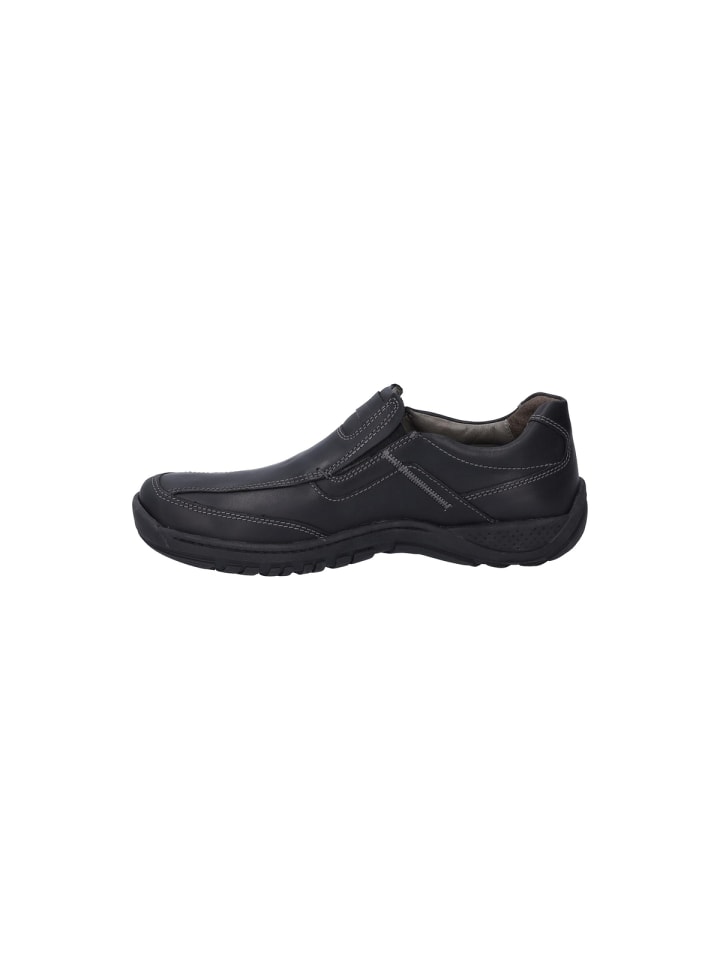 Josef Seibel Komfort Slipper für Herren in schwarz in schwarz günstig kaufen