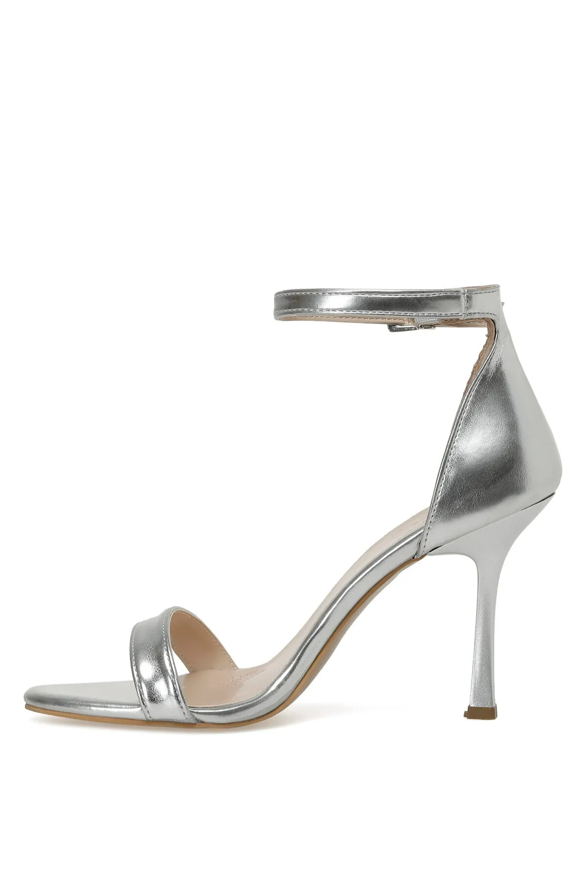 İnci  High Heels - Silberfarben - Pfennigabsatz/Stiletto