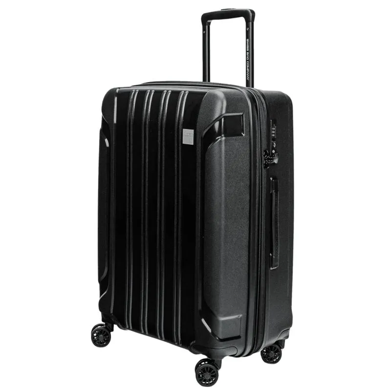 Swiss Bags Tourist Trolley M (65 cm) Erweiterbar - Black