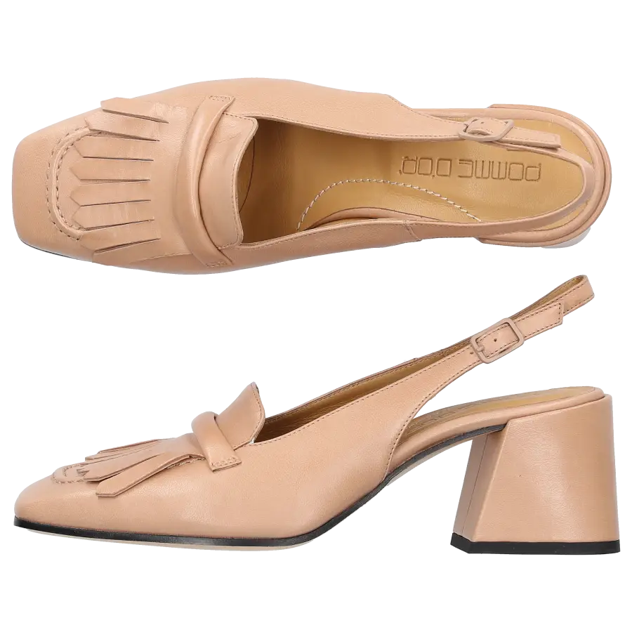 Pomme D`OR - Slingpumps 6065 Kalbsleder - beige