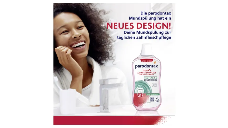 Parodontax Tägliche Zahnfleischpflege Mundspülung Revitalise 300 ml