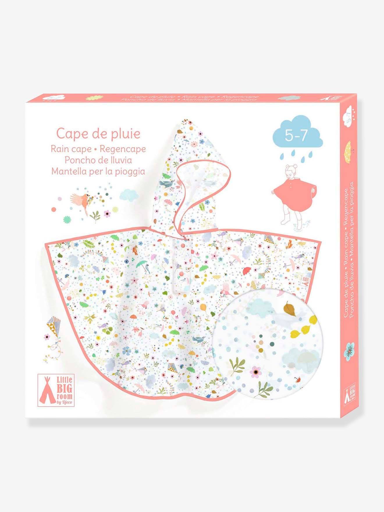 Djeco Kinder Regencape DJECO, 5/7 Jahre - rosa