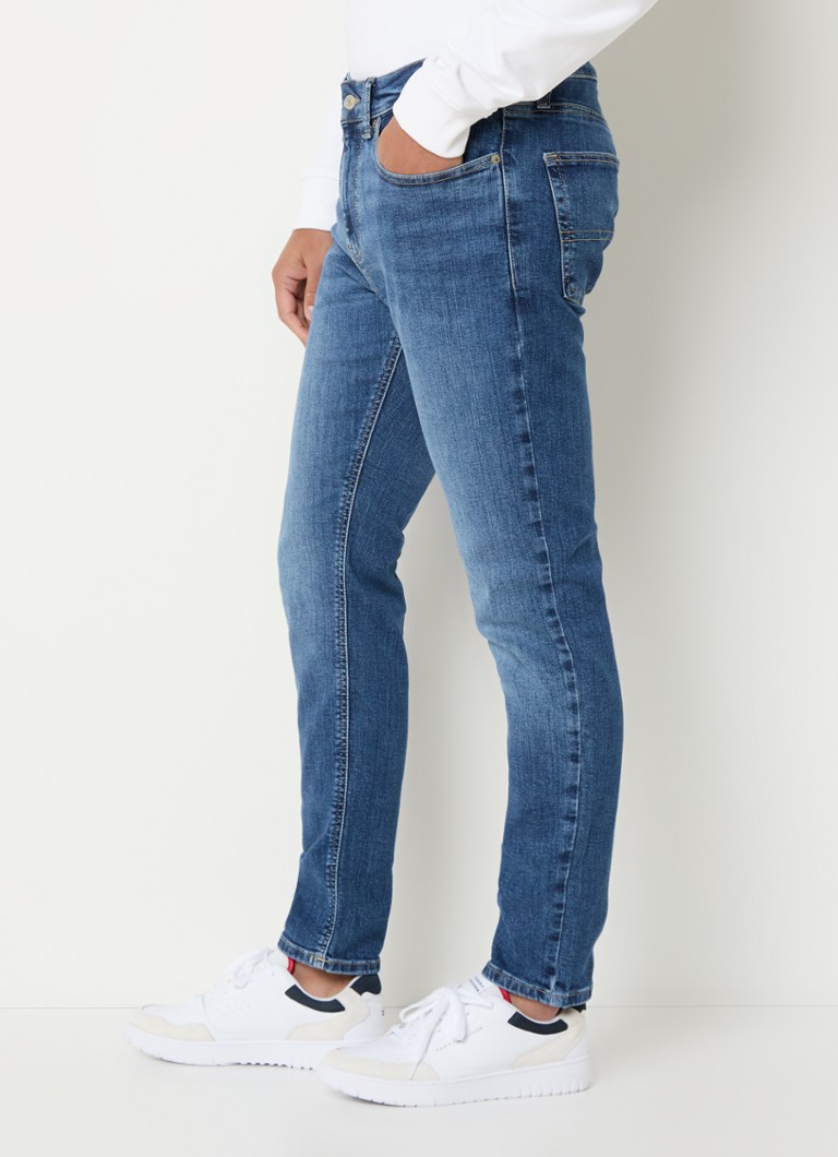 Blugi Tommy Hilfiger Austin Slim-Fit, decolorare medie