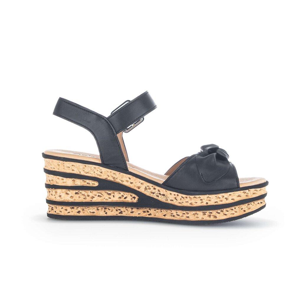 Gabor fashion Keilsandalette schwarz
