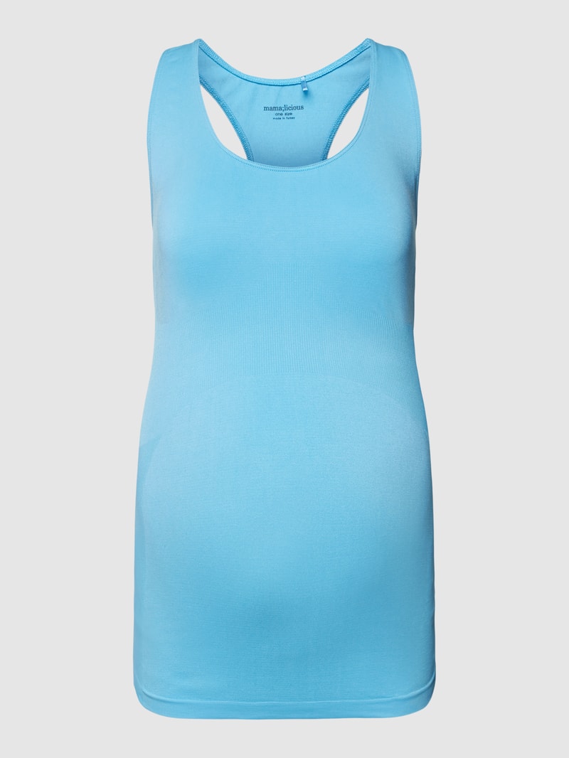Umstands-Top mit Rundhalsausschnitt Modell 'Heal Active' in ozean blau