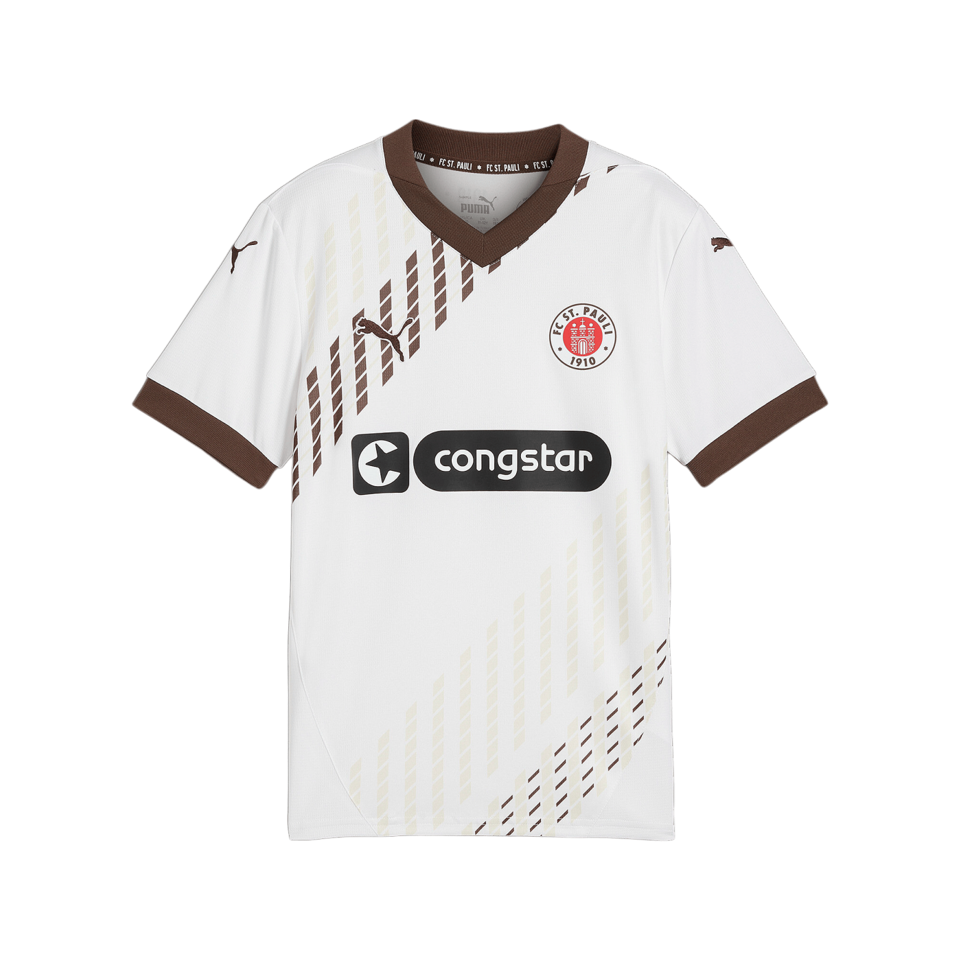 PUMA FC St. Pauli Trikot Away 2024/2025 Kids Weiss F02
