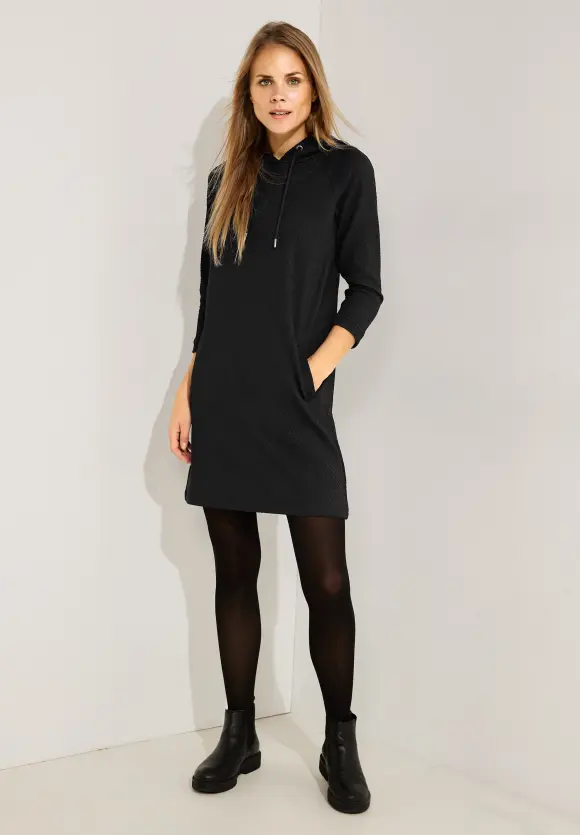 CECIL Struktur Kleid mit Kapuze