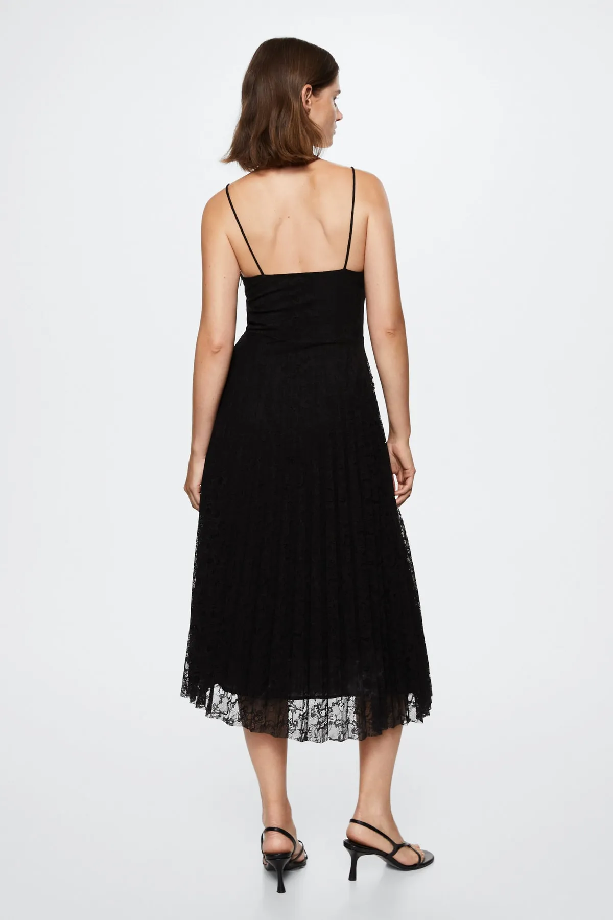 MANGO  Schwarzes Damenkleid 37065832