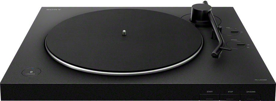 Sony PS-LX310BT Plattenspieler (Riemenantrieb, Bluetooth, Phono Vorverstärker, Auto-Play Funktion, Aluminium Plattenteller)