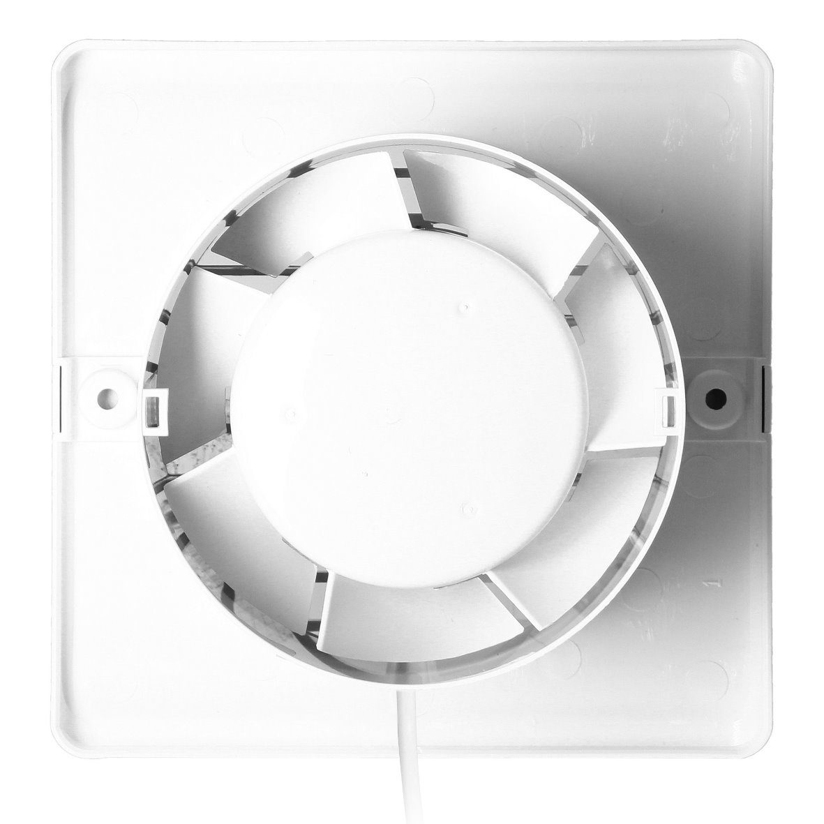 ADAKAT Wandventilator I Badlüfter 100mm I mit Netzkabel und Schalter