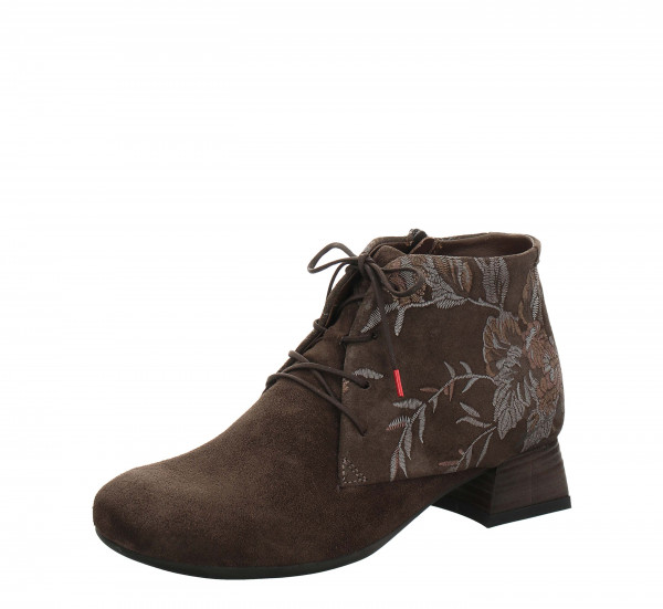 DELICIA Stiefelette - Bark/Kombi