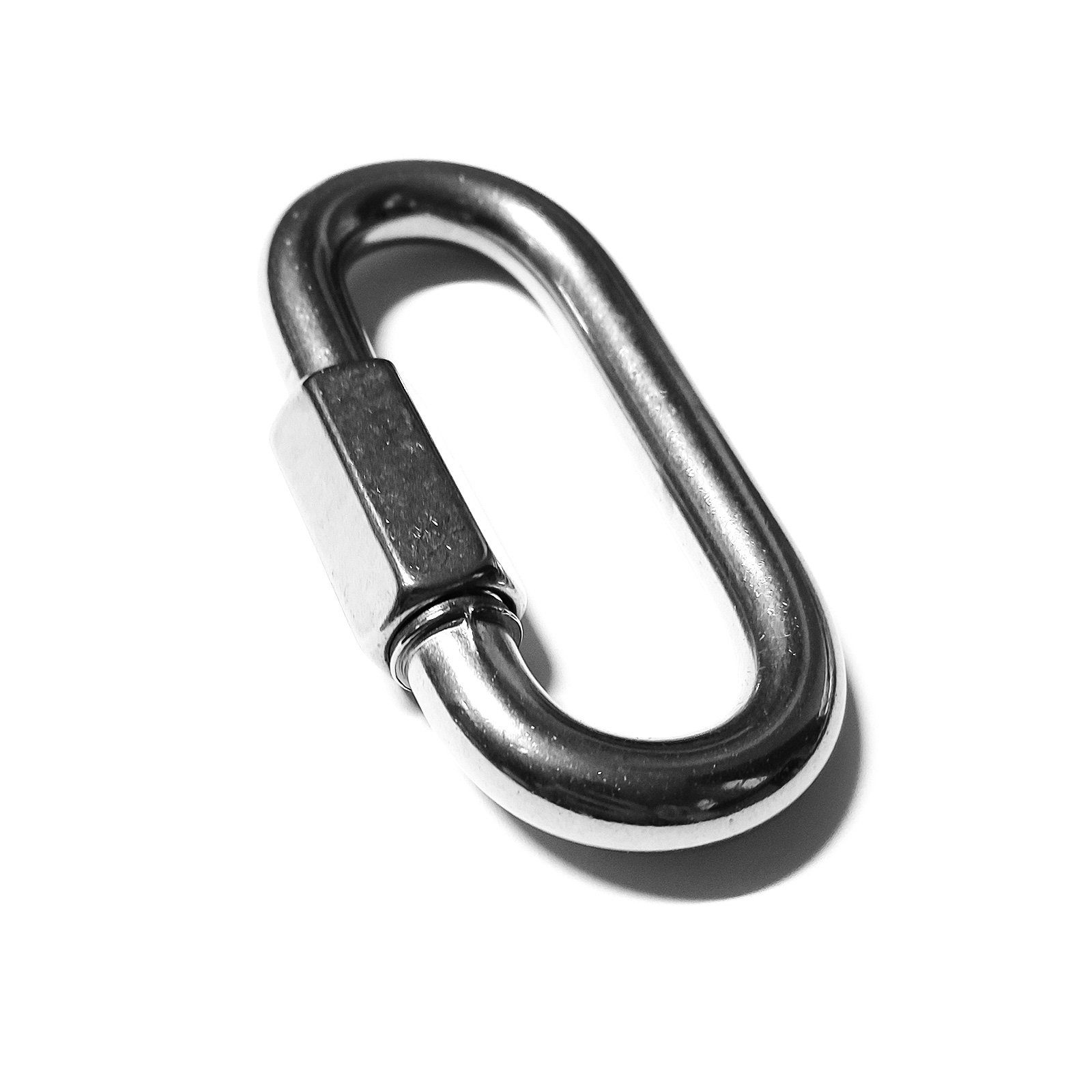 IGcons Rundstahlkette Kettenverbinder Kettenglied M4 Edelstahl A4 Festigkeitsklasse 70, Edelstahl, Ø 4 mm, (1-St)