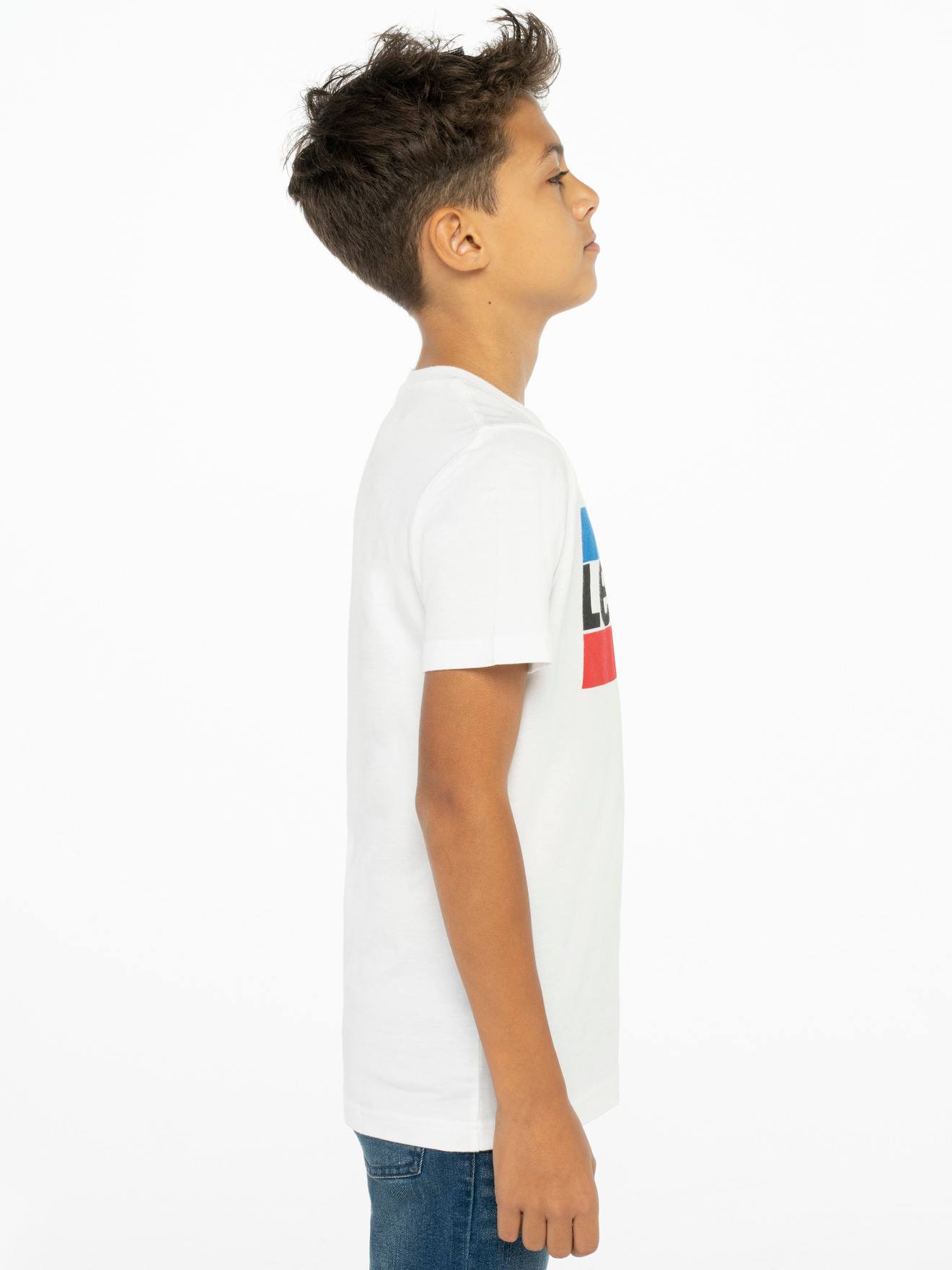 T-shirt Sportswear logo garçon Levi's® blanc