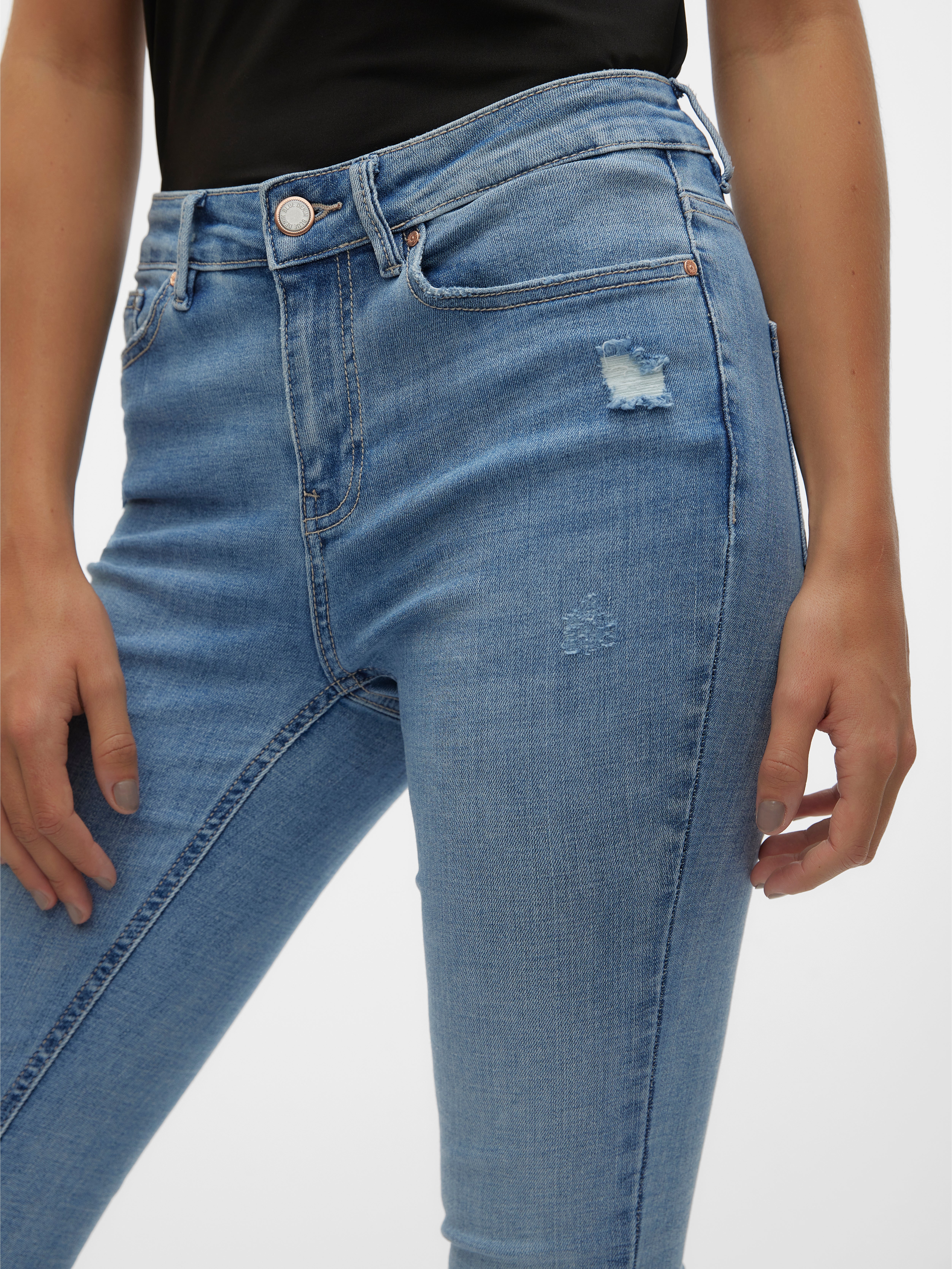 VMFLASH Mid Rise Skinny Fit Jeans