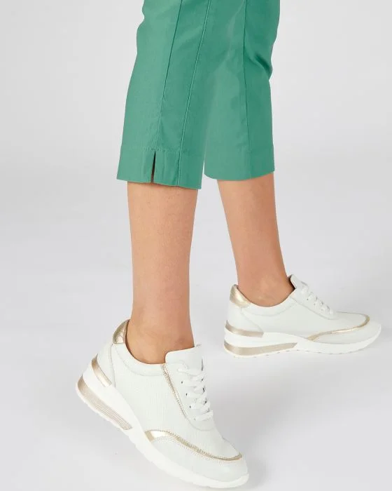 Pantacourt toile stretch
