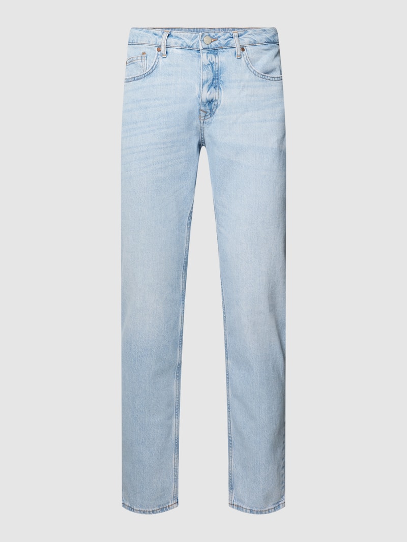 Jeans im 5-Pocket-Style Modell 'SLIM' in hellblau