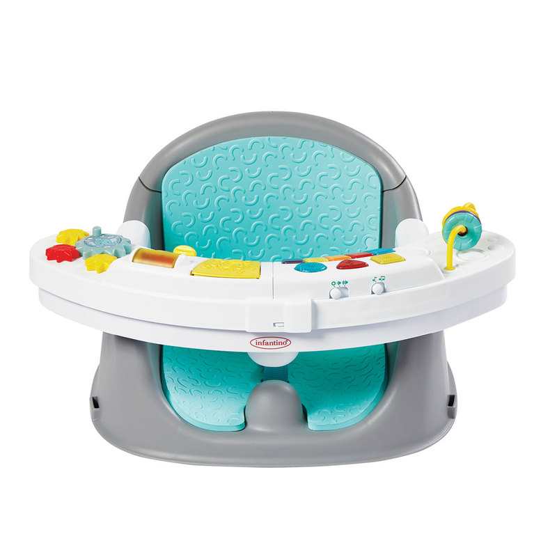 Réhausseur de chaise 3 en 1 avec plateau de jeu électronique Infantino