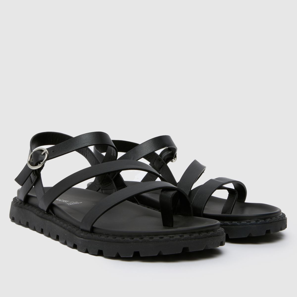 Schuh fekete trula pántos lányos ifjúsági szandál