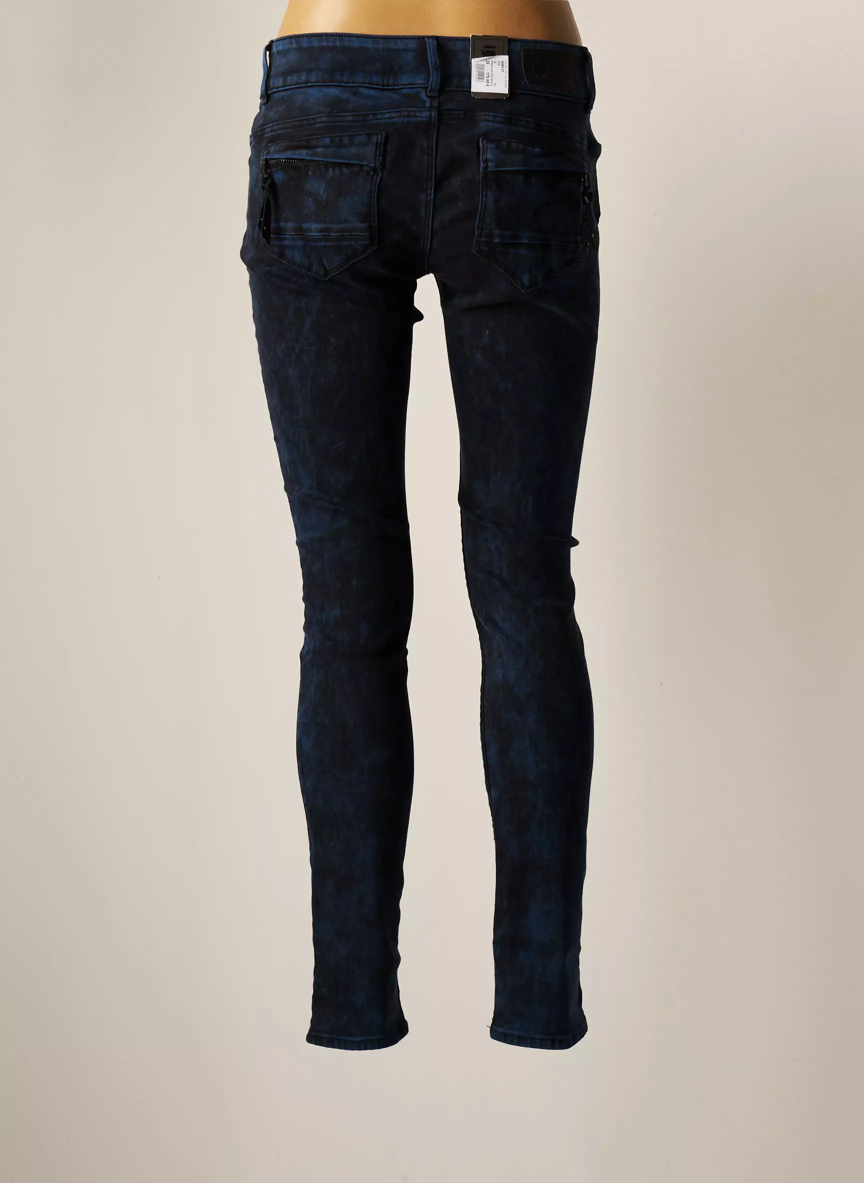 G Star Pantalons Slim Femme couleur bleu