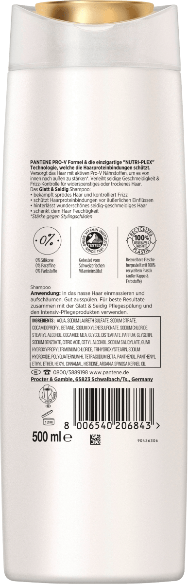 Shampoo Vita Glow Glatt & Seidig, 500 ml