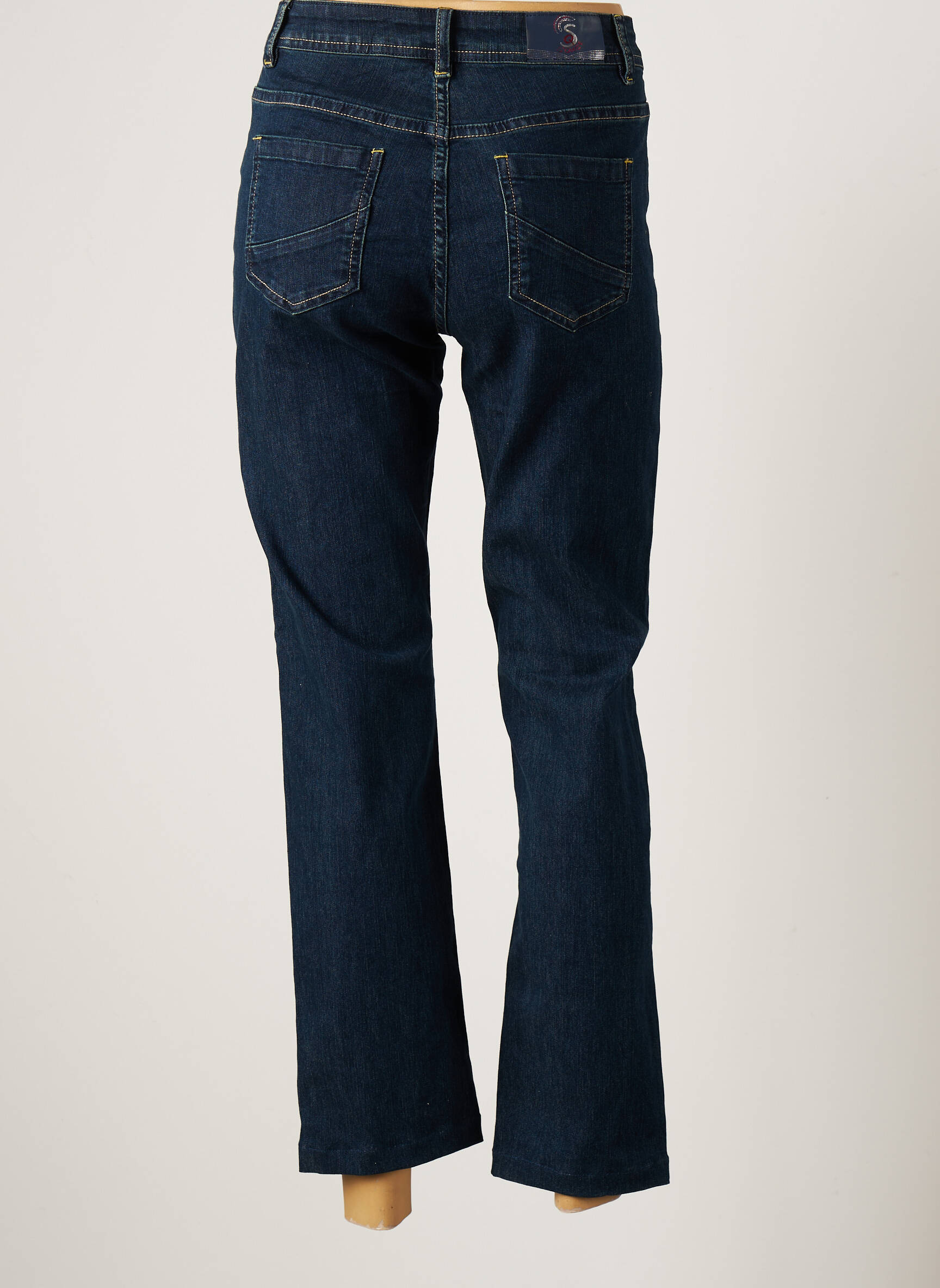 S Quise Jeans Coupe Droite Femme couleur bleu