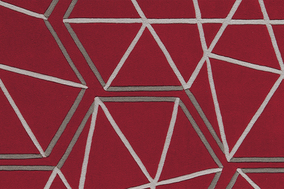 Arte Espina Teppich Spirit 3112 Rot / Grau