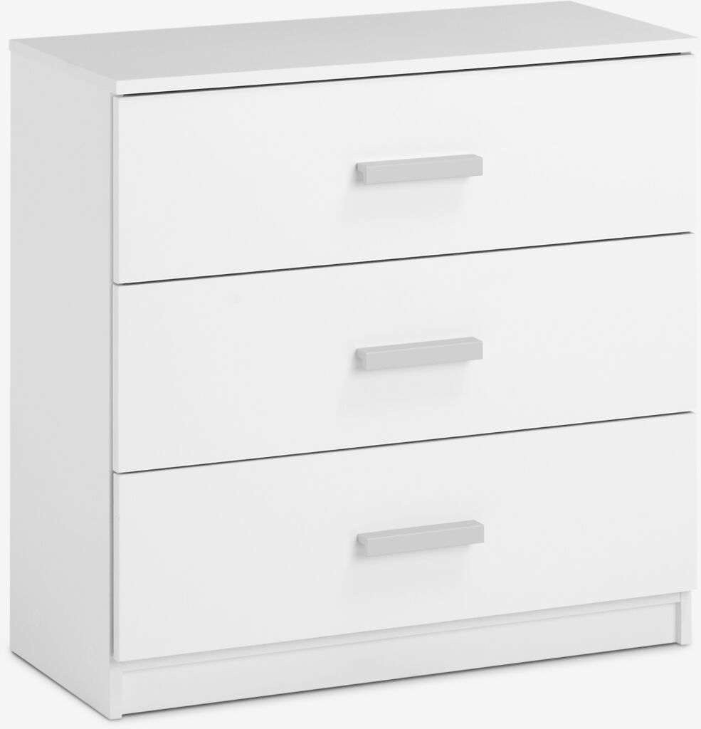TAPDRUP TAPDRUP Commode 3 tiroirs blanc