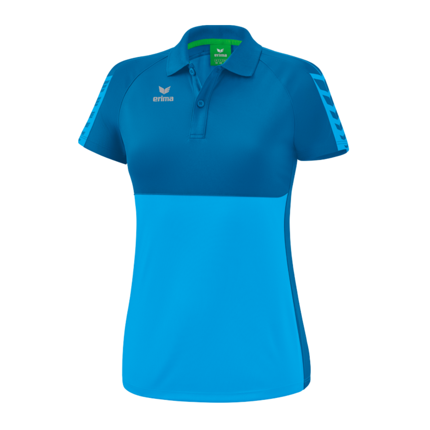 Erima Six Wings Poloshirt Damen Hellblau Türkis