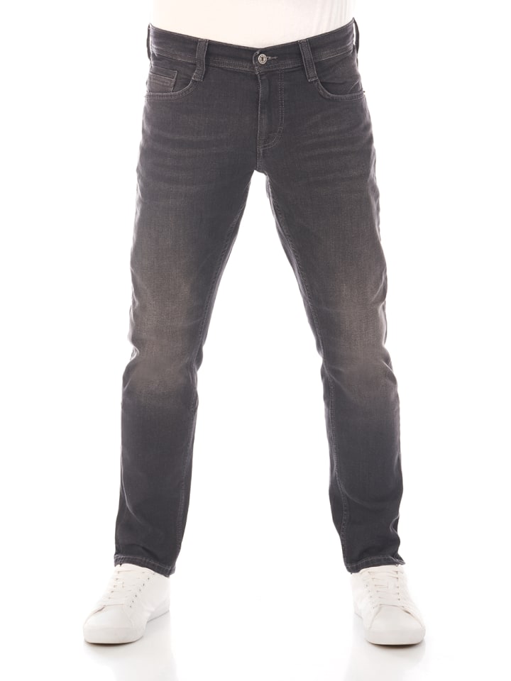Mustang Jeans Oregon tapered in Schwarz günstig kaufen
